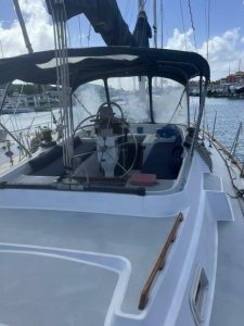 helm, C&C 43 Landfall, sailboat for sale