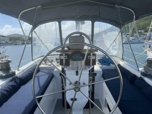 helm, C&C 43 Landfall, sailboat for sale
