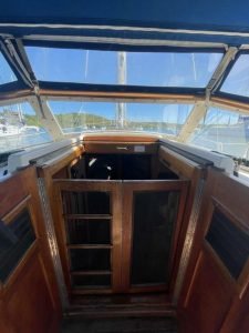 navigation station, Gozzard 36, sailboat for sale
