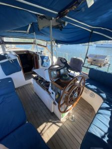 helm, Gozzard 36, sailboat for sale