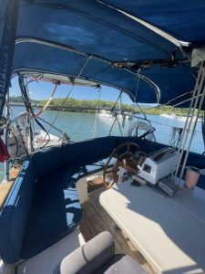 cockpit, Gozzard 36, sailboat for sale