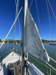 deck, Gozzard 36, sailboat for sale