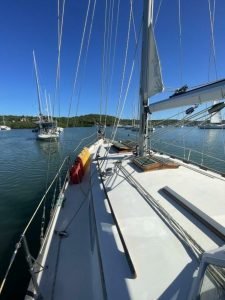 deck, Gozzard 36, sailboat for sale