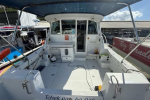 cockpit, Glacier Bay, trawler for sale