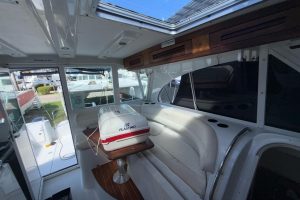 cockpit, Glacier Bay, trawler for sale