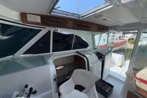 cockpit, Glacier Bay, trawler for sale