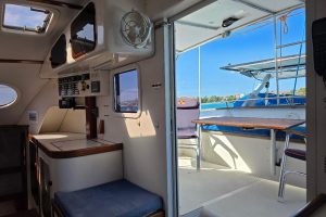 cockpit, Outremer 45, catamaran for sale