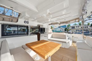 cockpit, Lagoon 46, catamaran for sale