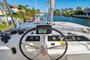 helm, Lagoon 46, catamaran for sale
