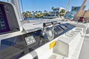 helm, Lagoon 46, catamaran for sale