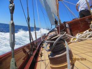 deck, Herreshoff 58, sailboat for sale