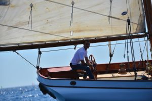 helm, Herreshoff 58, sailboat for sale