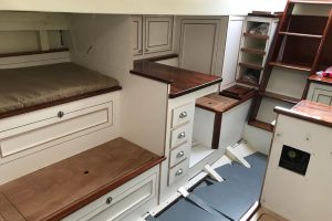 interior, Herreshoff 58, sailboat for sale