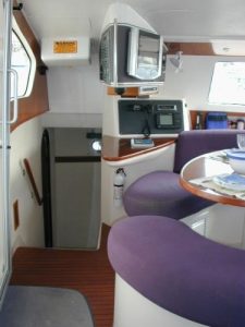 salon, FP 43 Belize, catamaran for sale