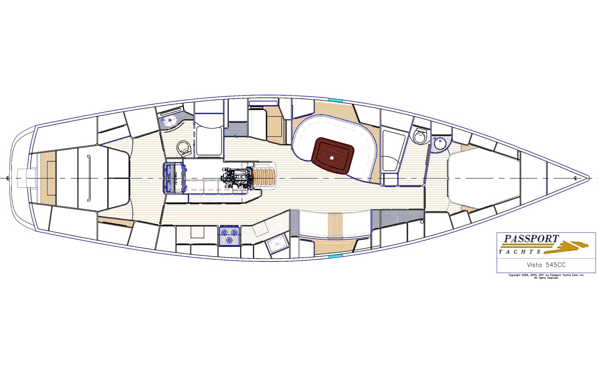 Passport 545, sailboat for sale