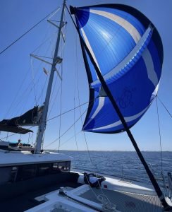 underway, Lagoon 450, catamaran for sale