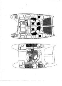 Manta 40 layout drawing 3