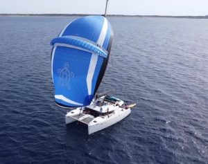 underway, Lagoon 450, catamaran for sale