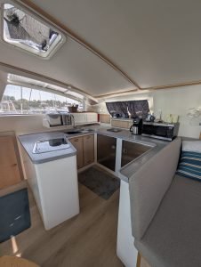 interior, Admiral 40, catamaran for sale