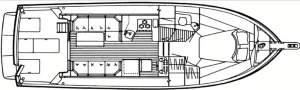 Sabreline 34 layout drawing 1