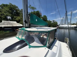 cockpit, Prout 38, catamaran for sale
