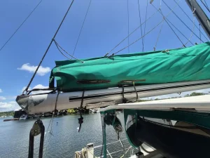 deck, Prout 38, catamaran for sale