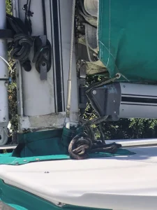 deck, Prout 38, catamaran for sale