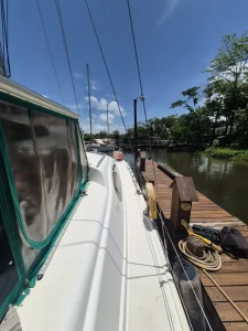 deck, Prout 38, catamaran for sale