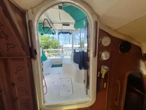 cockpit, Prout 38, catamaran for sale