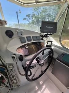 helm, Prout 38, catamaran for sale