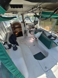 helm, Prout 38, catamaran for sale