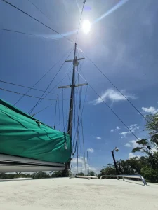 deck, Prout 38, catamaran for sale