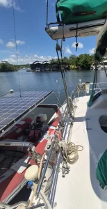 deck, Prout 38, catamaran for sale