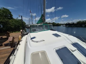 deck, Prout 38, catamaran for sale