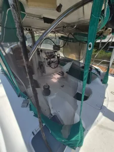 helm, Prout 38, catamaran for sale