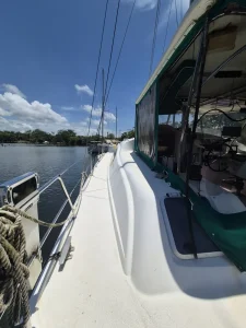 deck, Prout 38, catamaran for sale