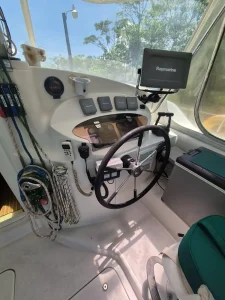 helm, Prout 38, catamaran for sale