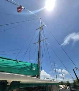 deck, Prout 38, catamaran for sale