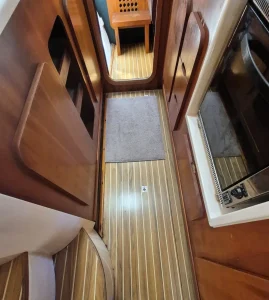 interior, Prout 38, catamaran for sale