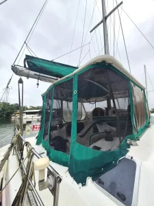cockpit, Prout 38, catamaran for sale