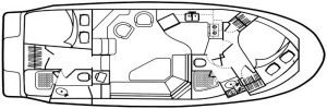 Mainship 34 layout drawing 3