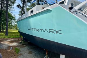 boatyard, Chris White, catamaran for sale