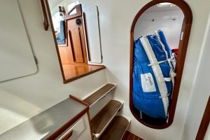 interior, Chris White, catamaran for sale