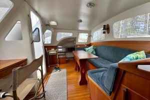 salon, Chris White, catamaran for sale