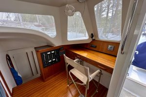 navigation station, Chris White, catamaran for sale
