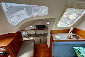 salon, Chris White, catamaran for sale