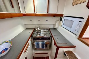 interior, Chris White, catamaran for sale