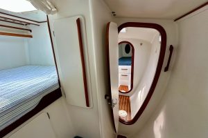 interior, Chris White, catamaran for sale