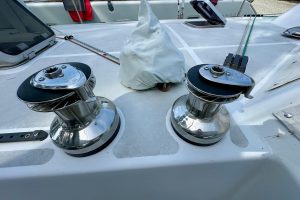 deck, Chris White, catamaran for sale