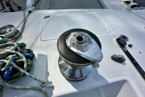 deck, Chris White, catamaran for sale
